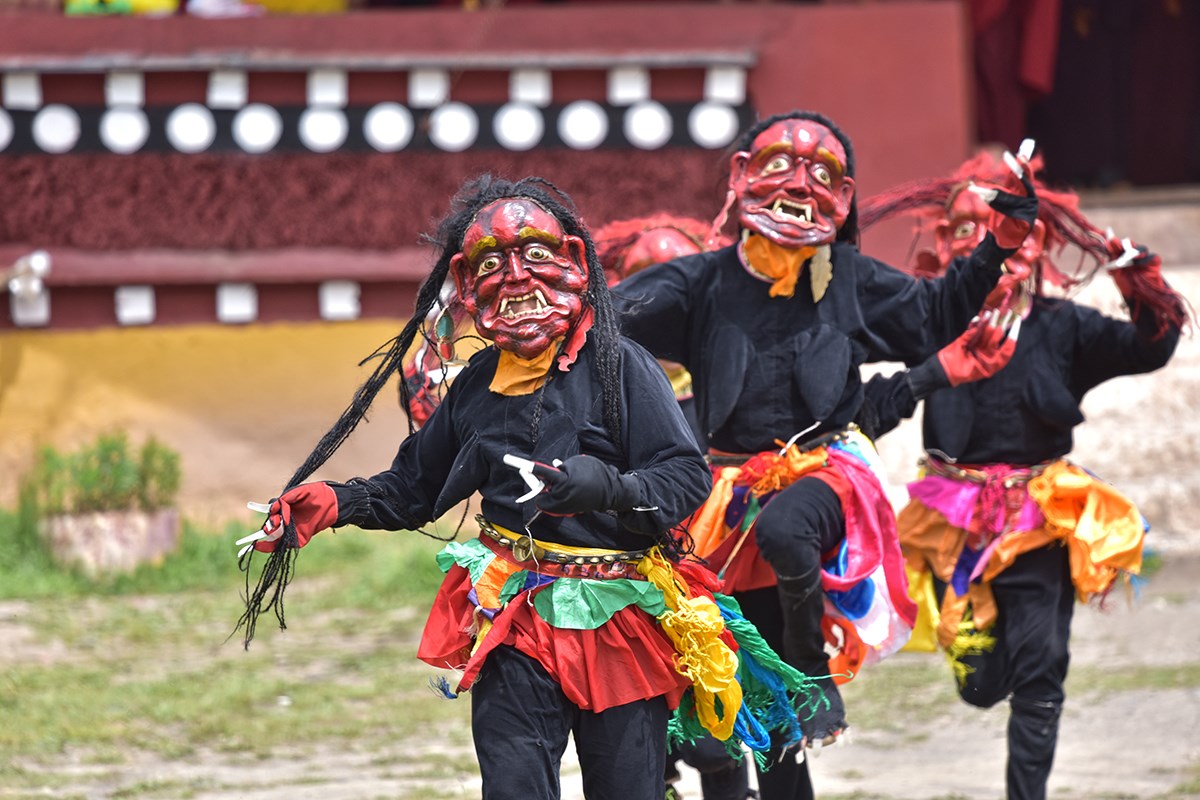 Huiyuan Temple Mask Dance Festival | Foto de Liu Bin